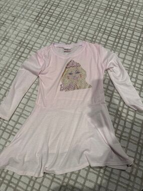 Pink Barbie Long Sleeve firehouse Dress